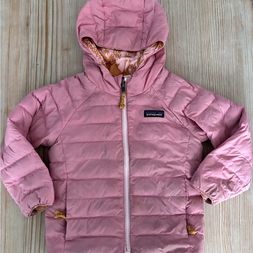 Patagonia Kids Reversible Hooded Jacket Size 3T